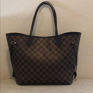 LV Neverfull MM Damier Ebene
